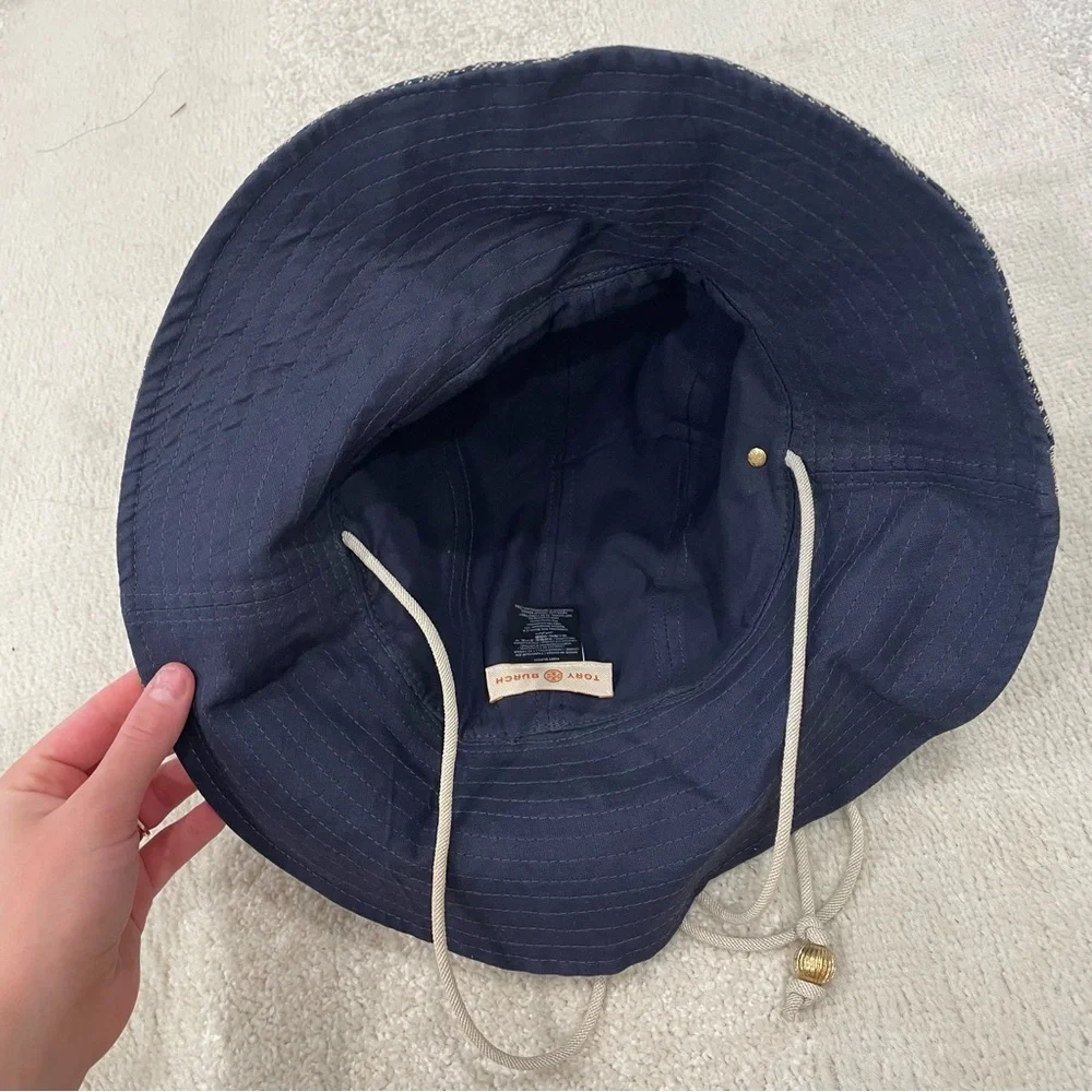 TORY BURCH Women's T Monogram Reversible Bucket Hat - Picture 6 of 9